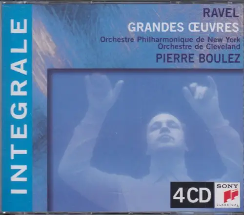 CD-Box: Maurice Ravel, Grandes Oevres, 2002, Pierre Boulez, 4 CDs, sehr gut