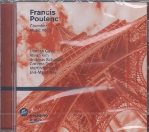 CD: Francis Poulenc, Chamber Music Vol. 2, 2020, Paladino Music, wie neu