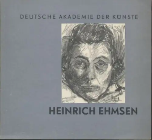 Buch: Heinrich Ehmsen, 1951, Deutsche Akademie der Künste