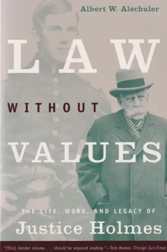 Buch: Law Without Values, Alschuler, Albert W., 2000, gebraucht, sehr gut