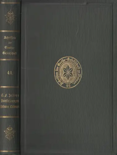 Buch: Schriften der Goethe-Gesellschaft 44, Carl Friedrich Zelters Darstellungen