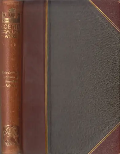 Buch: Goethes Sämtliche Werke Jubiläums-Ausgabe Band 6, Cotta, Reineke Fuchs ...