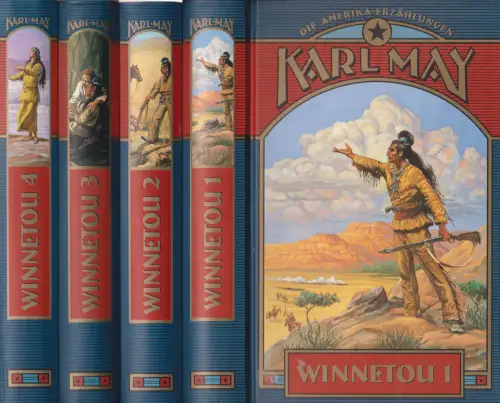 Buch: Winnetou 1-4. Band, May, Karl, Weltbild, 2002, gebraucht, sehr gut