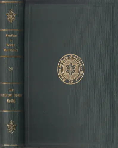 Buch: Schriften der Goethe-Gesellschaft 28, Aus Ottilie von Goethes Nachlaß