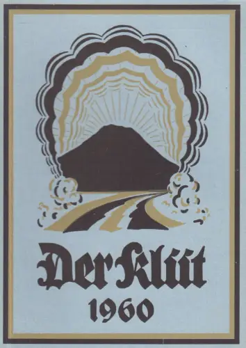 Buch: Der Klüt 1960, Kittel, Hans, 1960, Niemeyer, Heimatkalender, gebraucht gut