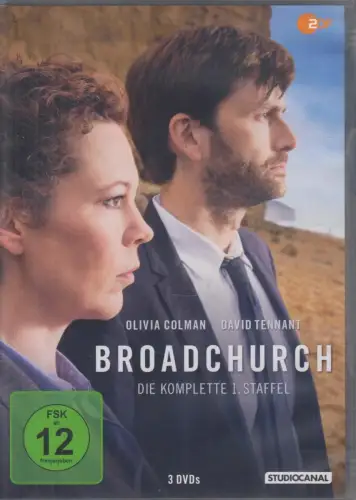 DVD-Box: Broadchurch - 1. Staffel. 2013, David Tennant, Olivia  Colman, 3 DVDs