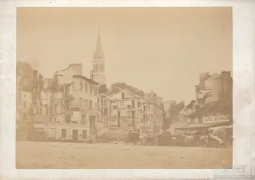Fotografie P. L. - Ruines et Eglise Saint-Clodoald de Saint-Cloud, Fotografie