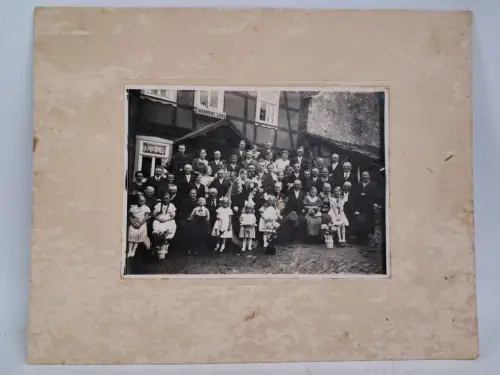 Fotografie: Gruppenfoto Hochzeit Hochzeitsfoto, Atelier Karl Zinram, Tettenborn