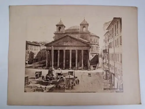 Fotografie: Pantheon Rom, Fotografia dellEmilia, Pietro Poppi, um 1900