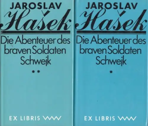 Buch: Die Abenteuer des braven Soldaten Schwejk, Hasek, Jaroslav. 2 Bände, 1986
