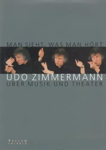 Buch: Man sieht, was man hört, Geißler, Frank. 2003, Reclam Verlag