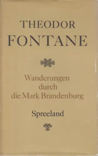 Buch: Wanderungen durch die Mark Brandenburg, Fontane, Theodor. 1982