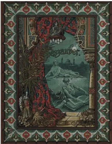 Buch: Liebeszauber, Heyse, Paul. Ca. 1890, Franz Hanfstaengl Kunstverlag AG