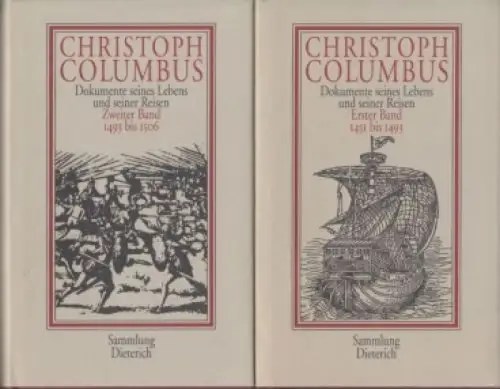 Buch: Dokumente seines Lebens und seiner Reisen, Columbus, Christoph. 2 Bände