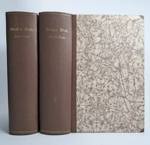 Buch: Goethe's poetische und prosaische Werke in zwei Bänden, Cotta, 1836, 2 Bde