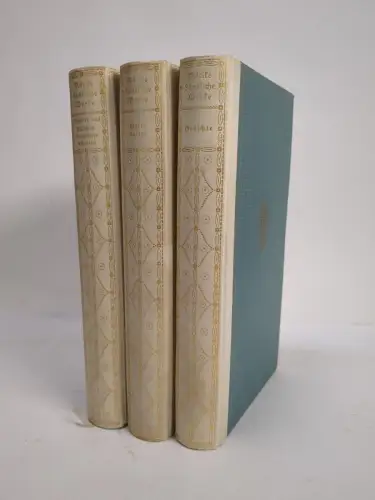 Buch: Mörikes Sämtliche Werke, Tempel-Klassiker, 3 Bände, Halbpergamentbände