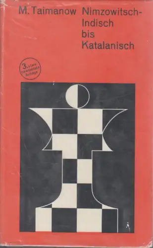 Buch: Nimzowitsch-Indisch bis Katalanisch, Taimanow. 1975, Sportverlag