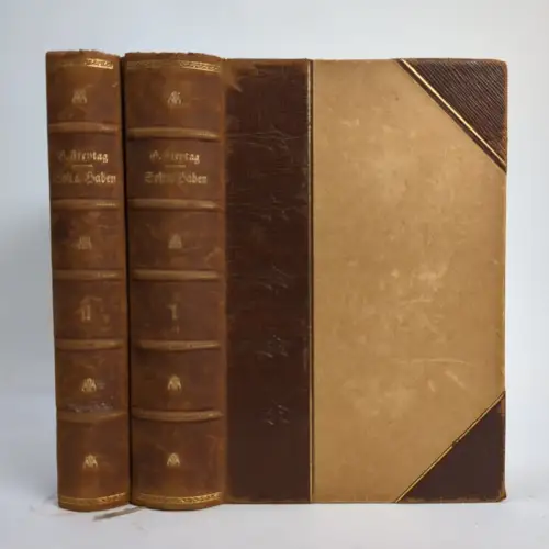 Buch: Soll und Haben. Freytag, Gustav, 2 Bände, 1922, Verlag S. Hirzel