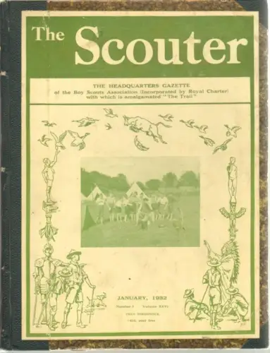 The Scouter, Volume XXVI, 1932. 1932, The Boy Scouts Association, gebraucht, gut