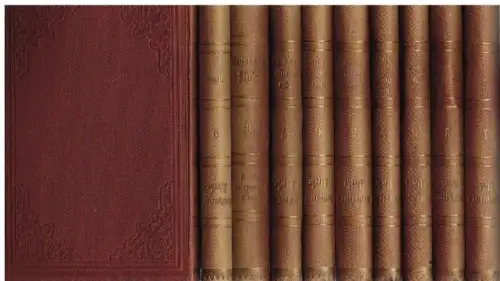 Buch: Grillparzer's Sämmtliche Werke (in 10 Bänden), Grillparzer, Franz. 1874