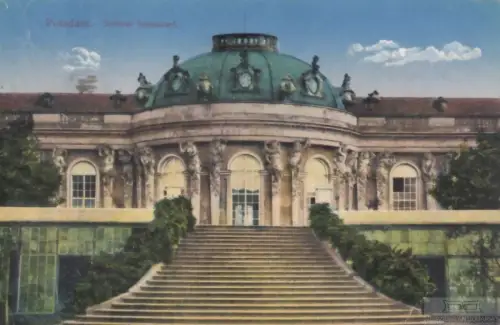 AK Potsdam. Schloss Sanssouci. ca. 1910, Postkarte. Serien Nr, ca. 1910, K.H
