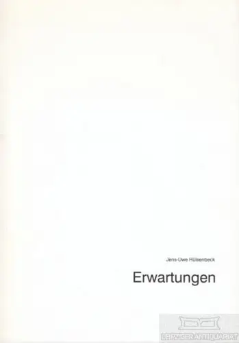 Buch: Erwartungen, Hülsenbeck, Jens-Uwe, gebraucht, gut