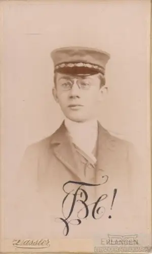 Bubenruthia, Portrait mit Zirkel einer Burschenschaft, Atelier... Fotografie