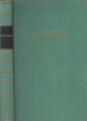 Buch: Werke in einem Band, Günther, Johann Christian. 1957, Volksverlag