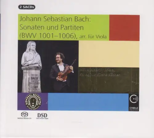 Doppel-CD: Bach, Die Sonaten und Partiten (BWV 1001-1006),  arr. für Viola, 2019
