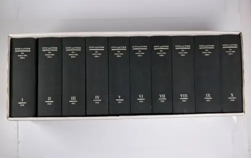 Reprint: Sinn und Form. Die ersten zehn Jahre. 11 Bände, Rütten / Loening, Greno