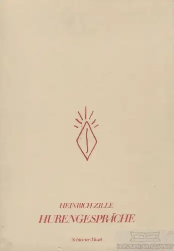 Buch: Hurengespräche, Pfeifer, W. 1979, Schirmer/Mosel Verlag, gebraucht, gut