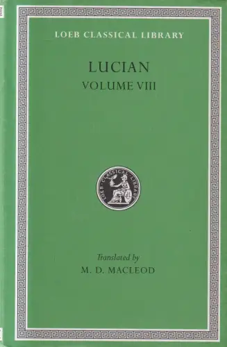 Buch: Lucian - Volume III, LCL 432, Harvard University Press, 2001