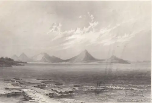 Lake Managua (Central-America). aus Meyers Universum, Stahlstich. Kunstgr 269804