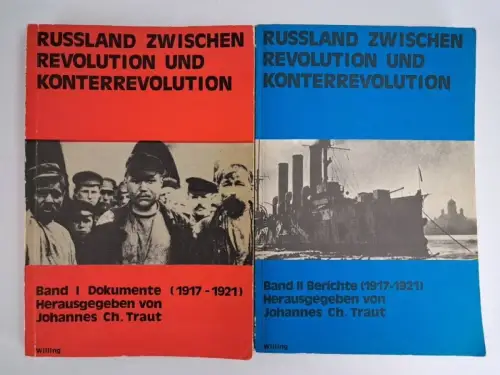 Buch: Russland zwischen Revolution und Konterrevolution 1+2, Traut, 1974 Willing