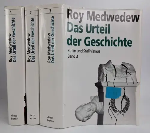 Buch: Das Urteil der Geschichte, 3 Bände. Medwedew, Roy, 1992, Dietz Verlag