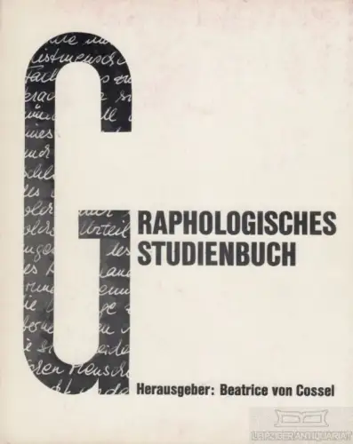 Buch: Graphologisches Studienbuch. 1966, dipa-Verlag, Handschriften und Tabellen
