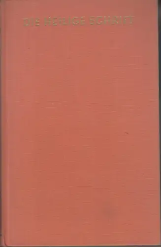 Biblia: Die Heilige Schrift, 1961, Martin Luther, gebraucht, gut