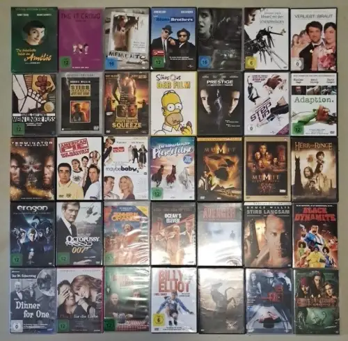 92 DVDs Sammlung Konvolut Paket - Romantik, Komödie, Drama, Blockbuster, Action