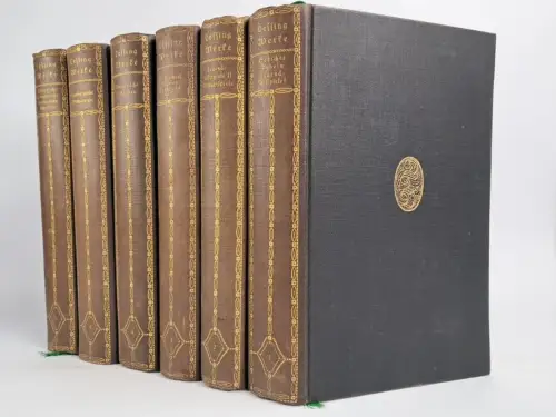 Buch: Gotthold Ephraim Lessings Gesammelte Werke, 6 Bände, Tempel Verlag