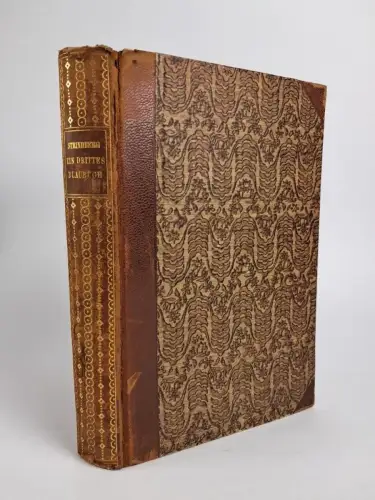 Buch: Ein drittes Blaubuch, August Strindberg, 1921, mit Exlibris von G. Otto