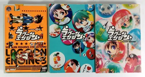 3 Bücher Lagoon Engine, Band 1-3, Sugisaki, Yukiru, Carlsen Comics, Manga