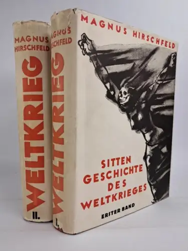 Buch: Sittengeschichte des Weltkrieges I+II, Hirschfeld, Magnus, 1930, Schneider
