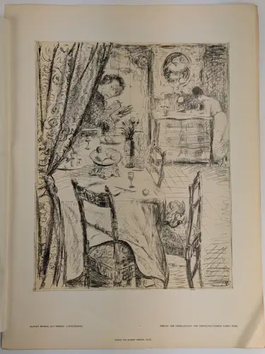 Original-Lithografie: Rat Krespel, August Brömse, Albert Berger, Staatsdruck