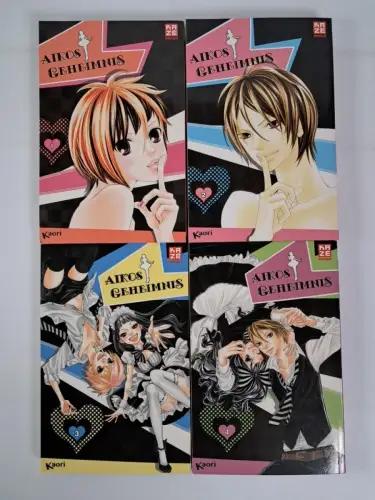 Manga: Aikos Geheimnis 1-4, Kaori, Kaze Manga, 2 Bände, gebraucht, sehr gut