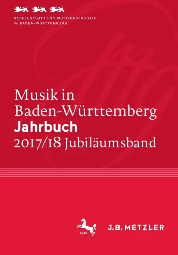 Buch: Musik in Baden-Württemberg - Jahrbuch 2017/18, 2018, Metzler, Band 24