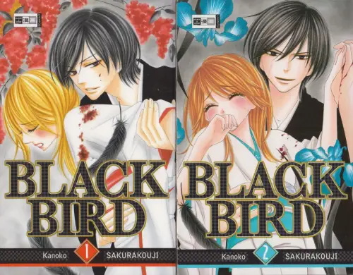Manga: Black Bird 1+2, Kanoko Sakurakouji, Egmont Manga, gebraucht, sehr gut