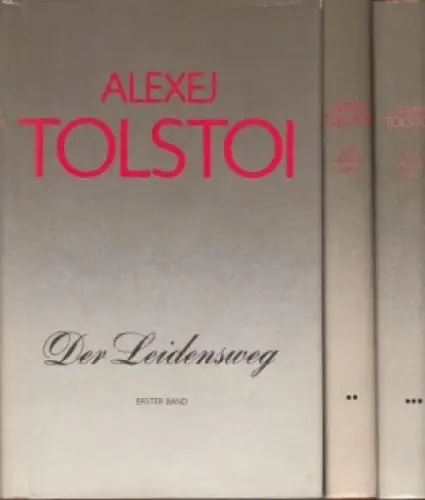 Buch: Der Leidensweg, Tolstoi, Alexej. 3 Bände, 1984, Aufbau-Verlag