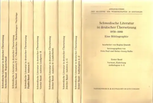 Buch: Schwedische Literatur in deutscher Übersetzung 1830-1980 - Eine... Quandt