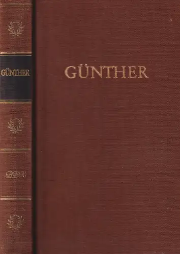 Buch: Johann Christian Günthers Werke in einem Band, 1982, Aufbau Verlag, BDK