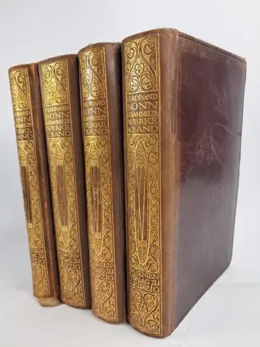 Buch: Ferdinand Bonn -Gesammelte Werke 1-4, 1911, Xenien-Verlag, 4 Bände